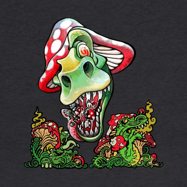 Mushroom Dinosaur by SimonFagio